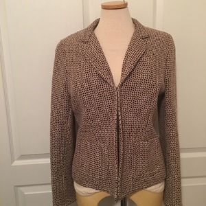 Fully-Lined Jacket, Brown/Beige, Jones New York